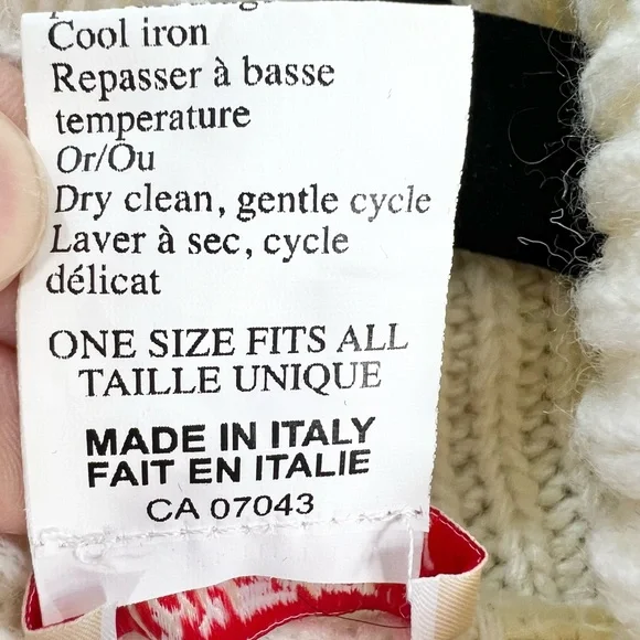 StilEstro Italy ivory cowl neck wool alpaca blend open side sleeveless sweater - Picture 14 of 14